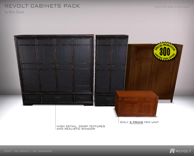 REVOLT CABINETS PACK 