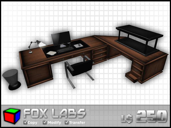 Sculpted Office Pack - Full Perm - Low Prim Sculpts