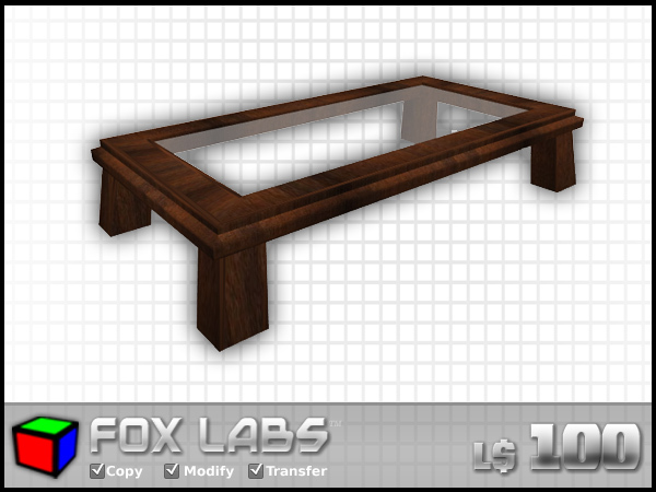 1 Prim Coffee Table - Full Perm - High Quality Sculpt