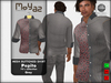 Pepito mesh buttoned shirt 70s grey