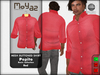 Pepito mesh buttoned shirt basic red