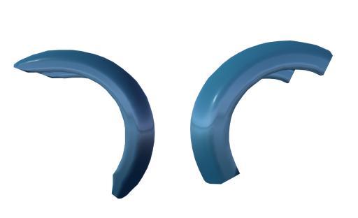 Full Perm Blue Fenders