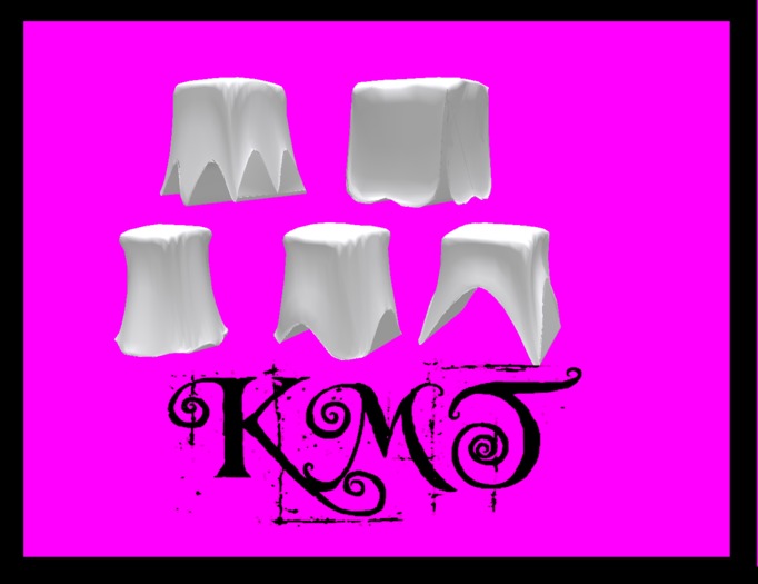 .:::K,M,T:::.Sculptz Square Table Clothes Full Perms 