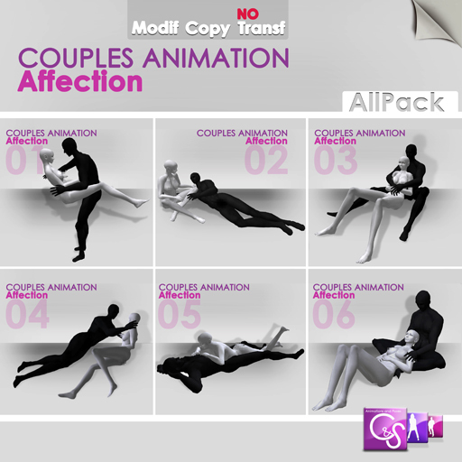C&S Animations and Poses - All pack Couples Affections (copy)