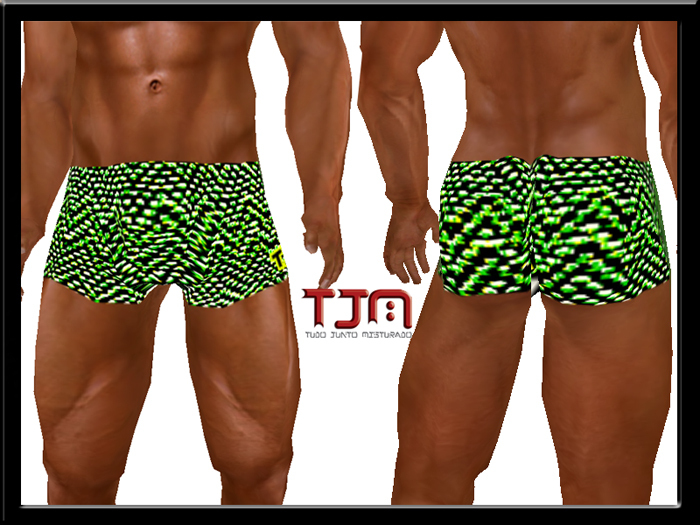SUNGA CORES  VERDE AMARELO MOD6 TJM
