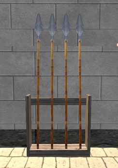 Second Life Marketplace - Spears rack Decor