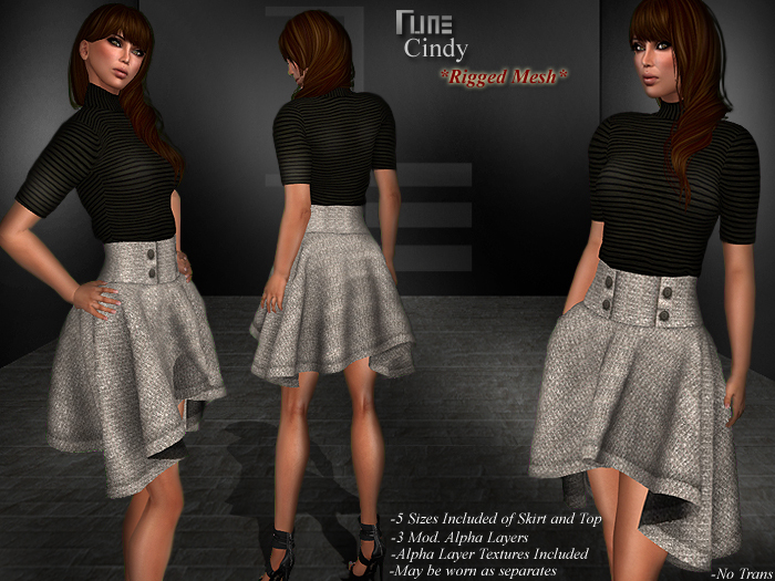 DE Designs - Rune - Cindy - Silver/Black