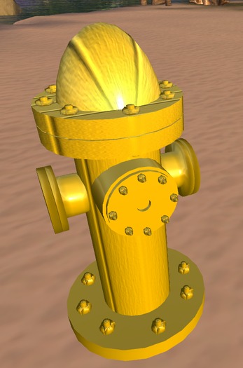 Water hydrant - yellow