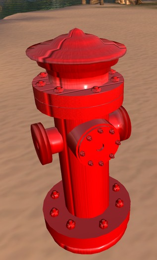 Water hydrant - red