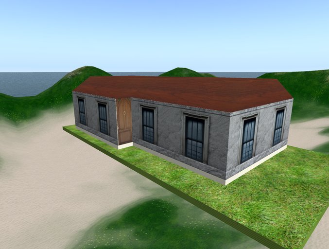 house 7 prims x 512 sqm 1 floor 50 ls