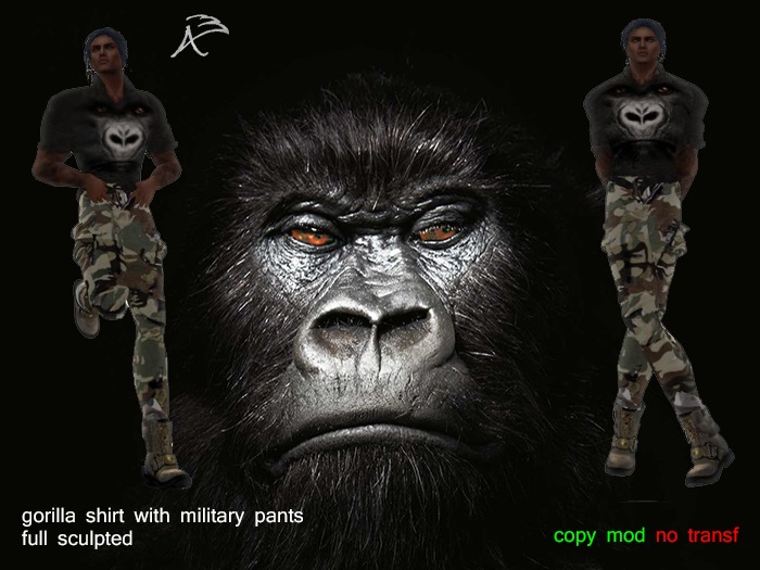 T-shirt gorilla