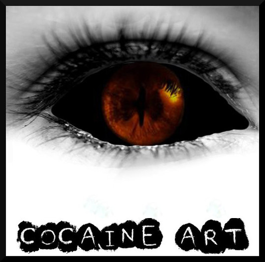 **COCAINE ART EYES** - evil black brown PROMO! 