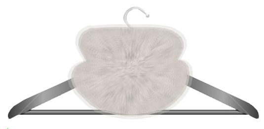 MOLiCHiNO *MESH* Fur Collar - Snow White