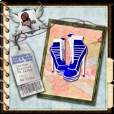 . Lexipedia . Blue & White Sneaker Heel