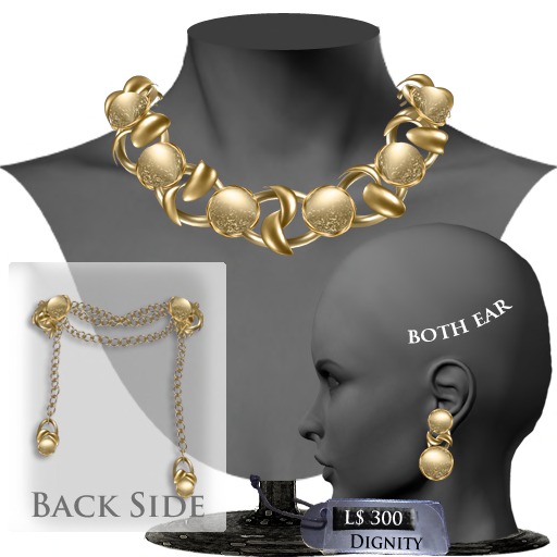 <PROMO>+:+WTG+:+ **Dignity** necklace-earpierces set