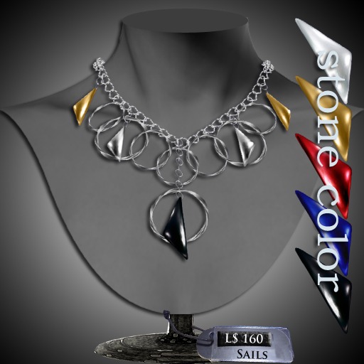 +:+WTG+:+ **Sails-S**  necklace