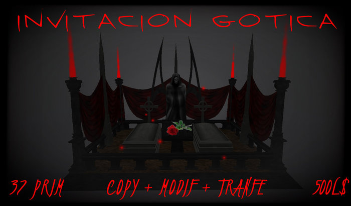 "INVITACION " GOTICA "