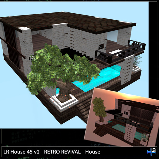  LR house 45 v2 unfurnished version. Retro Revival!!