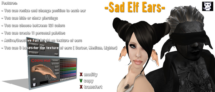 **KKPP** Sad Elf Ears (Sculpted)