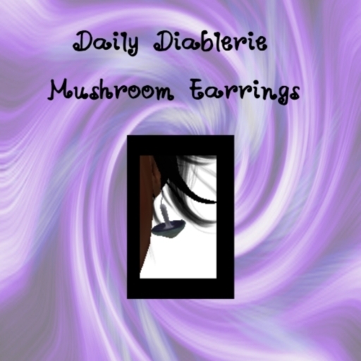 *CH&D* Mushroom Earrings