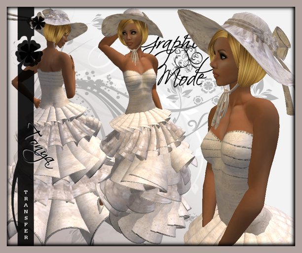 Ecarlate - Dress White Lace / Robe Blanche dentelle - Tonya Long