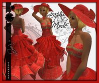 Ecarlate - Dress Red / Robe Rouge - Tonya