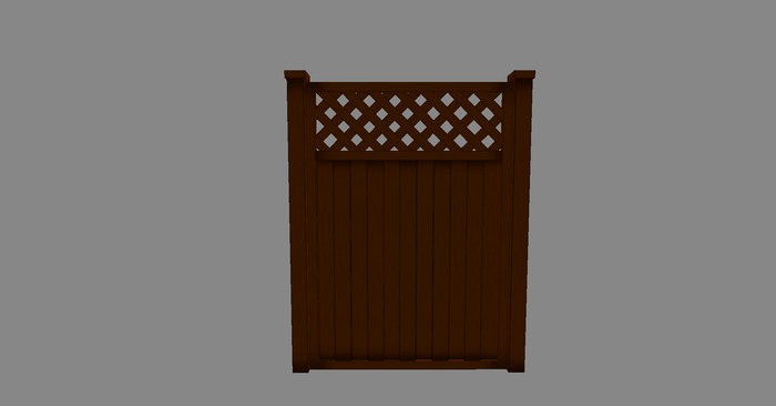 Mesh Lattice Top Fence