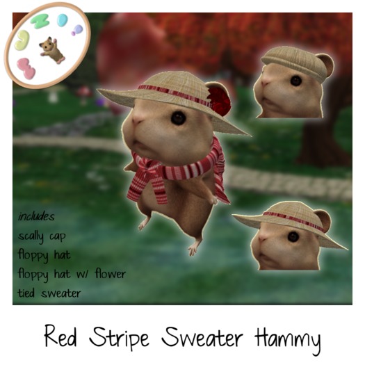 MUZI - Sweater Hammy - Red Stripe