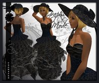 Ecarlate - Dress Night Star / Robe Nuit Etoile - Tonya Long