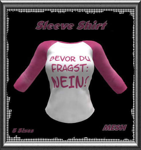 Sleeve Shirt (RIGGED) *Mesh