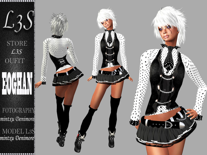 [ L3S ] EOGHAN SKIRT