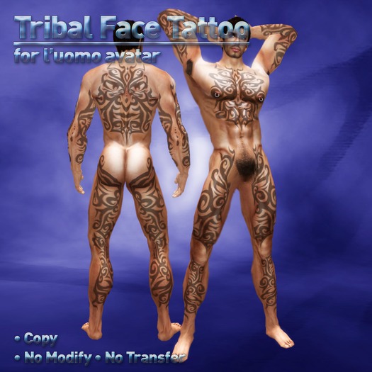 Roby'Style Tribal Face Tattoo