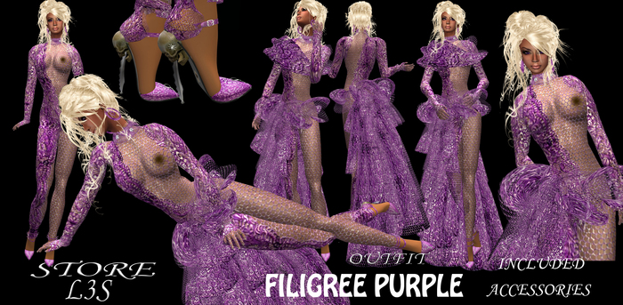 [ L3S ] FILIGREE PURPLE