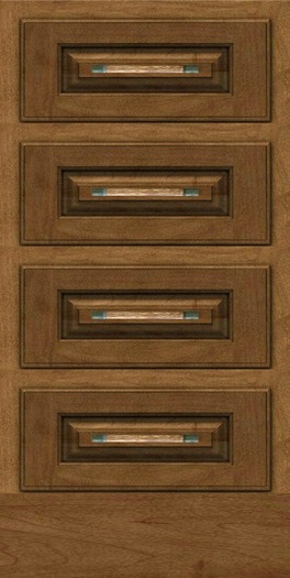 Maple Rye Kitchen cabinet