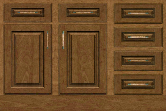 Maple Rye Kitchen cabinet