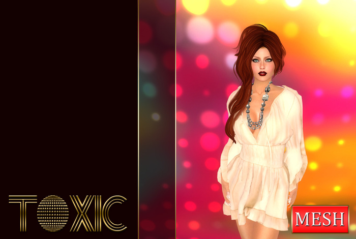 *TOXIC* Romance Tunic Dress CREAM