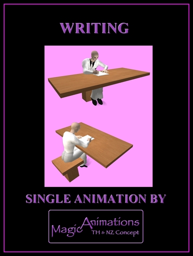 Writing Animation by Magic Animations (full perms)