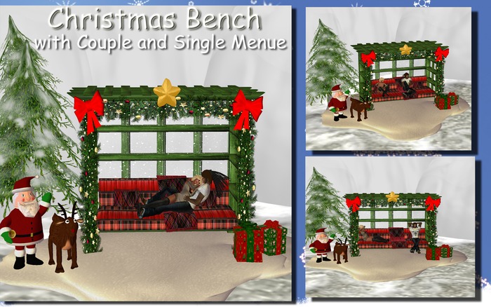 KiO Single&Couple Bench - Christmas