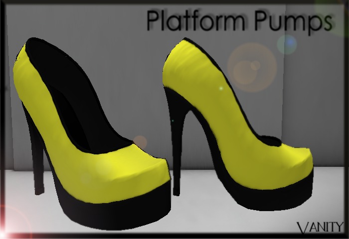 [ VANITY ] Gift Platform Pumps .:Yellow:. 