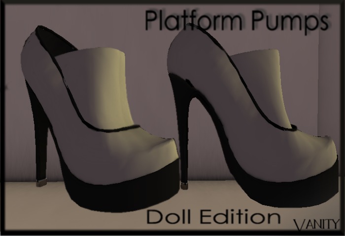 [ VANITY ] Gift Platform Pumps Doll Edition.:Silver:. 