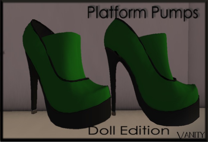 [ VANITY ] Gift Platform Pumps Doll Edition.:Moss:. 