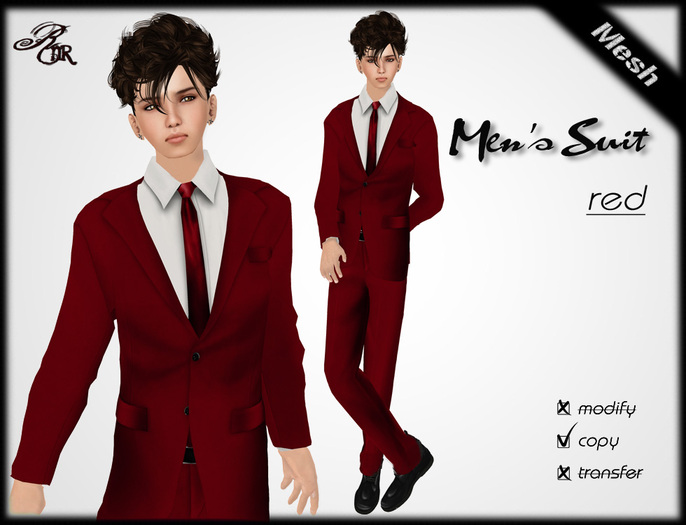 [RnR] Suit _ Plain Red