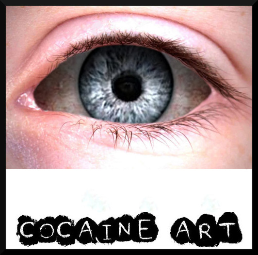 **COCAINE ART EYES** - S real cold blue PROMO!!