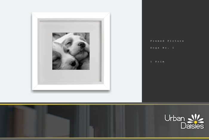 :UD: Framed Pictures - DOGS No. 1 