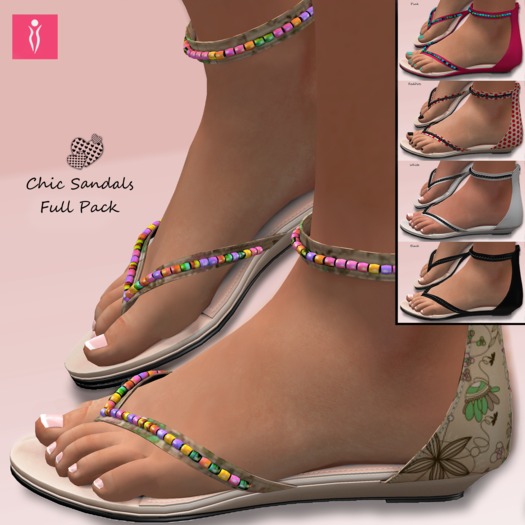 **SHINE** Chic Sandals /Full Pack 