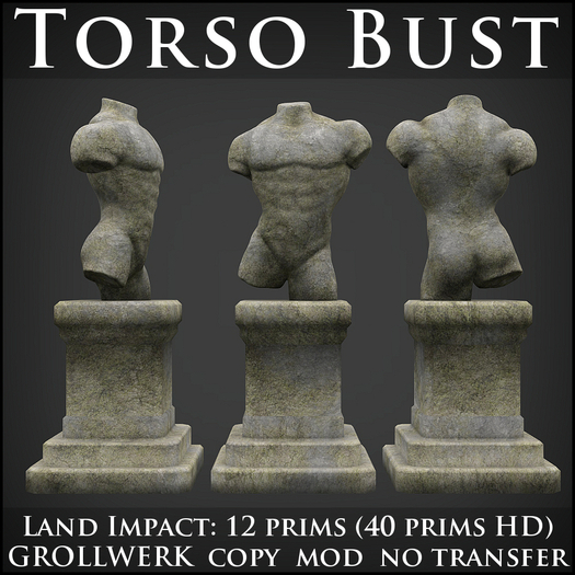 [GW] Torso Sculpture Weathered