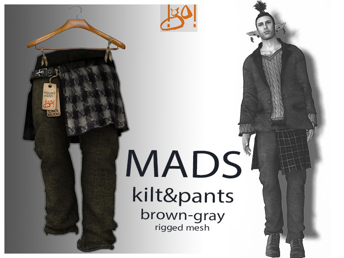 !gO! Mads Pants brown-gray