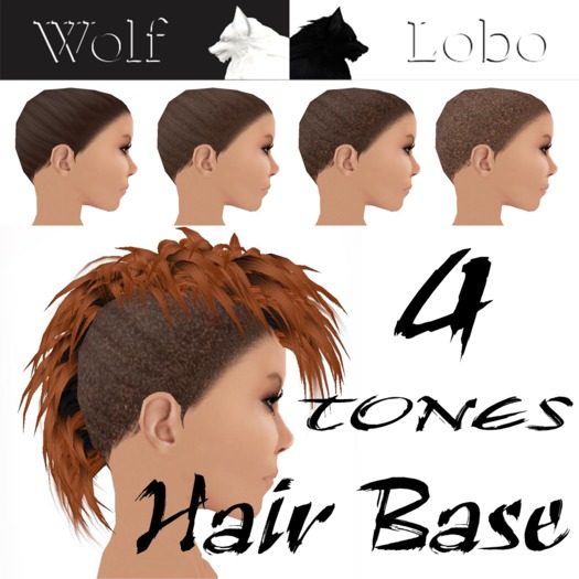 Hair Base Brown Style 3