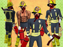 FIREFIGHTER MALE OUTFIT--BOMBERO-CLASSIC-BOM