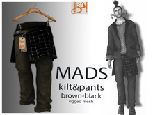 !gO! Mads Pants brown-black